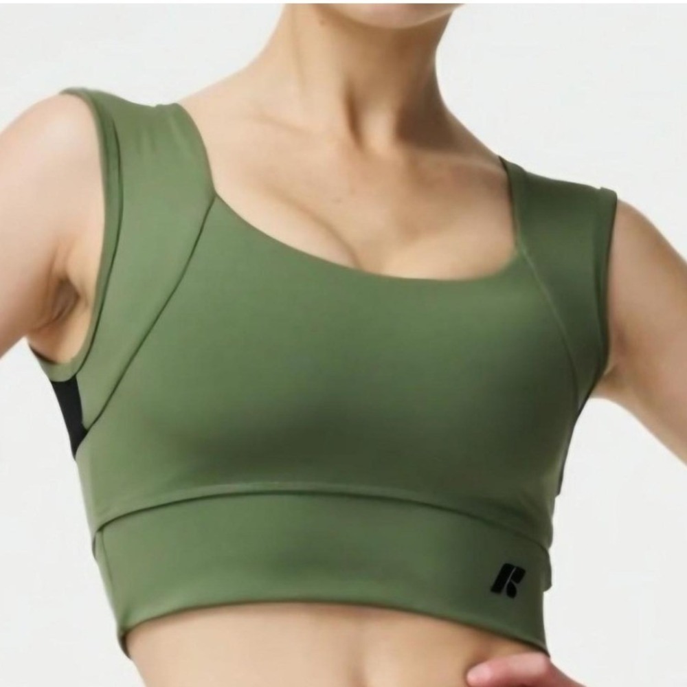Forme Power Bra Sage Green Posture Correcting Sports Bra Small
